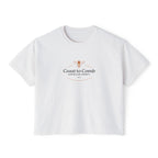 Coast to Comb Honey Logo Women's Boxy Tee - Vintage Beekeeper Aesthetic