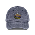 Heathered Embroidered Vintage Cap — Classic Ball Cap
