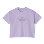 Coast to Comb Honey Logo Women's Boxy Tee - Vintage Beekeeper Aesthetic