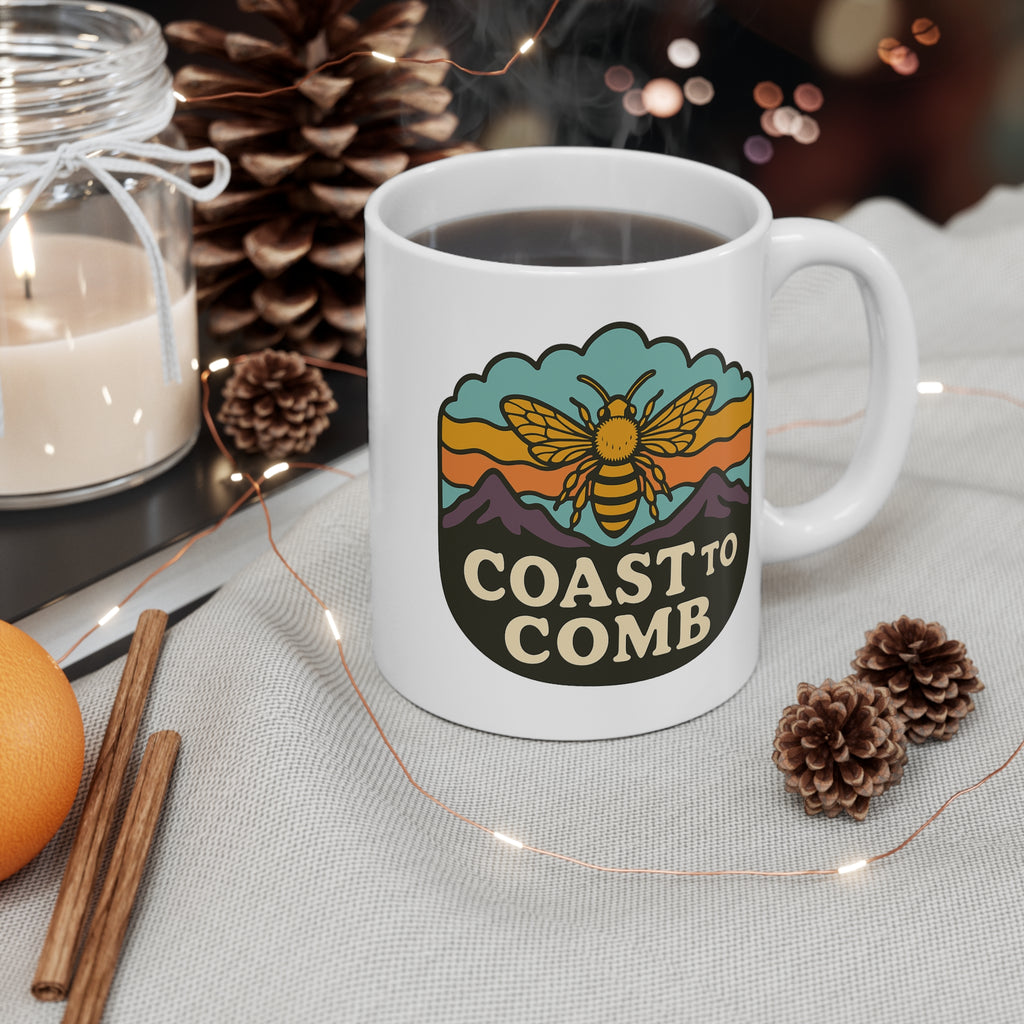 Coast to Comb Bee Mug – Mountain & Honeybee