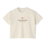Coast to Comb Honey Logo Women's Boxy Tee - Vintage Beekeeper Aesthetic