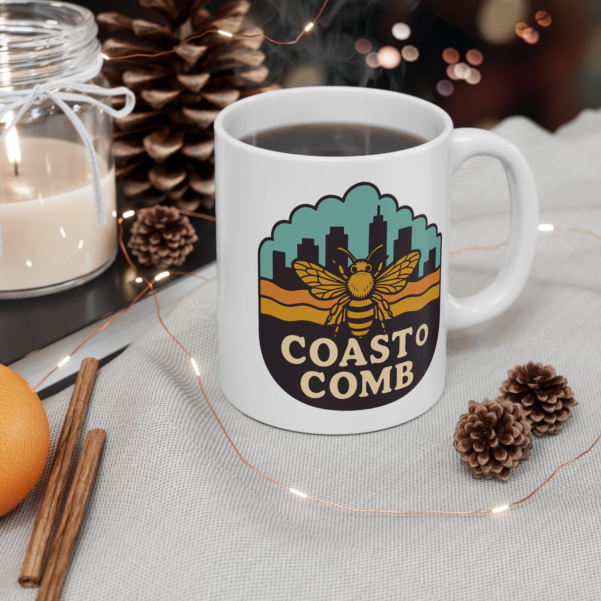 Coast to Comb Mug — New York CityScape