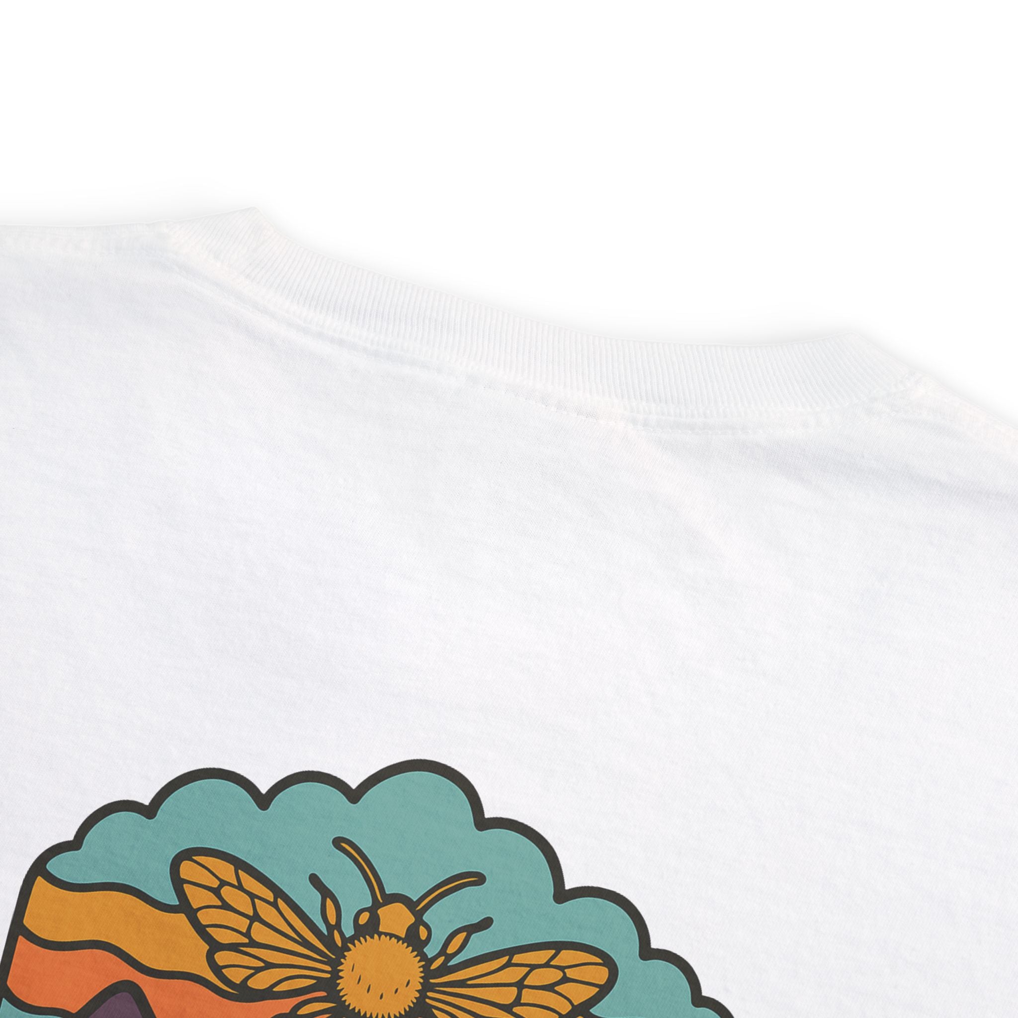 Colorful butterfly design on a white background