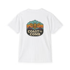 Coast to Comb Pocket T-Shirt — Bee Graphic Casual Tee (Unisex)