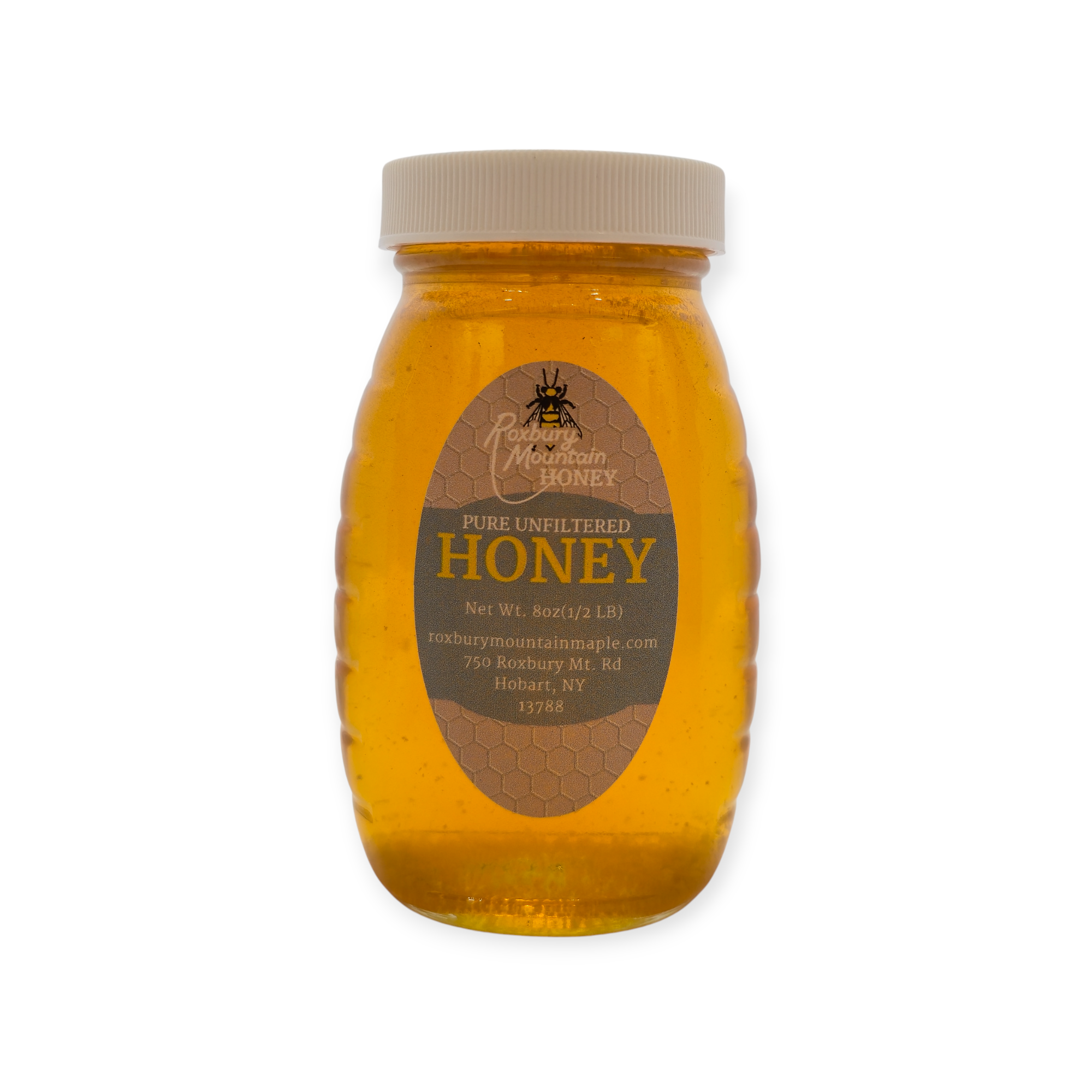 Roxbury Mountain Maple Pure Raw Honey, 8oz.