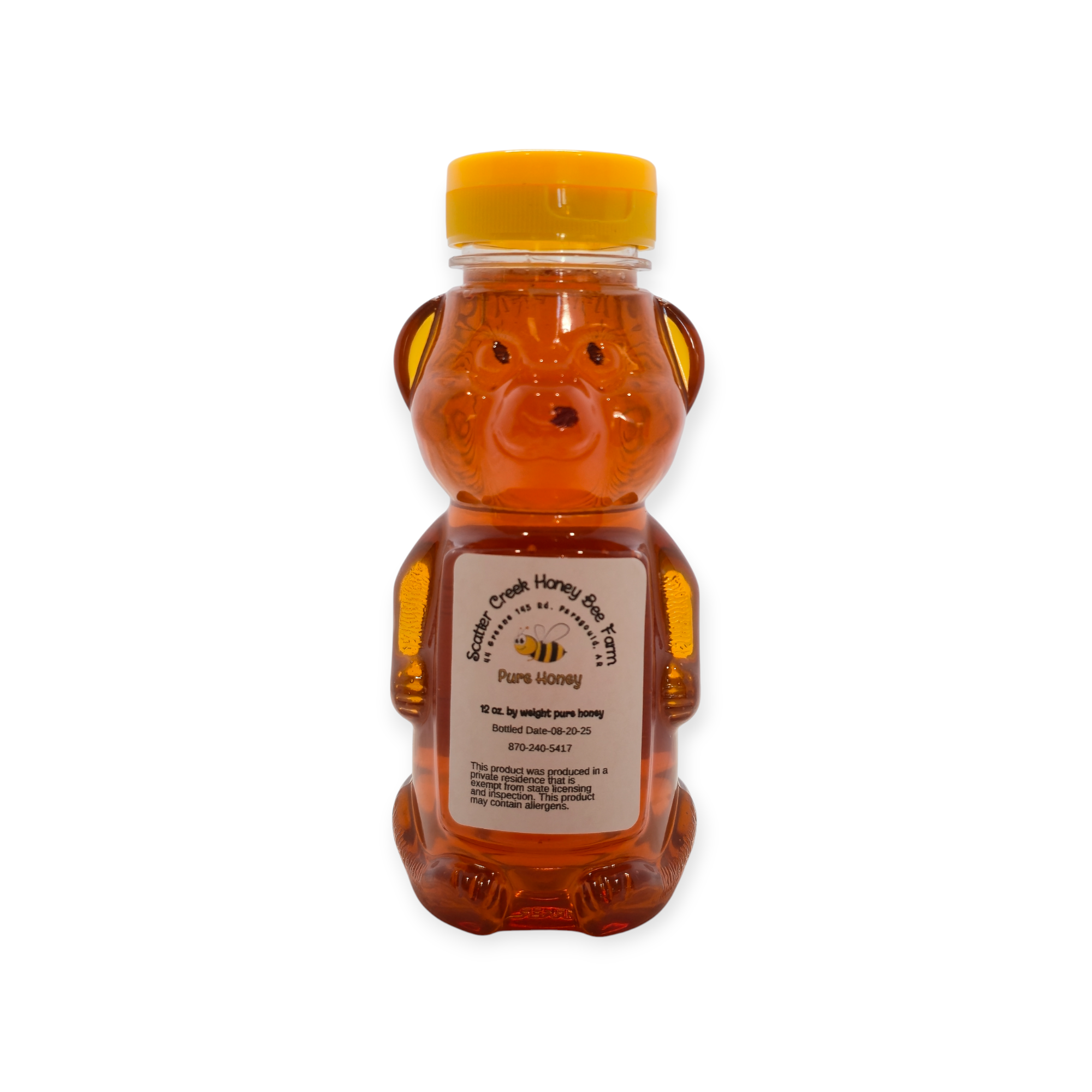 Scatter Creek Honey Farm, 8oz Honey Bear