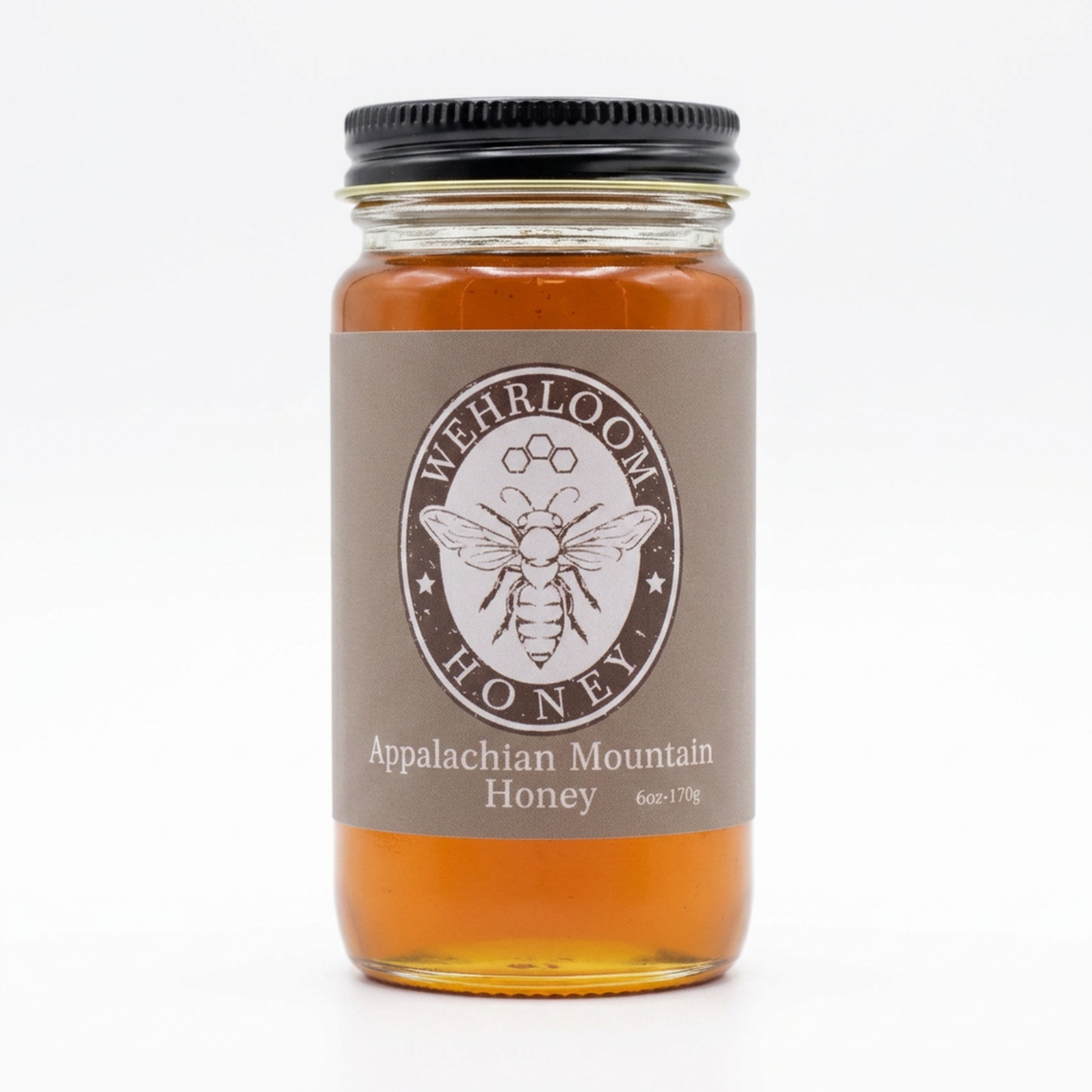 Rosy Brown Wehrloom Appalachian Mountain Honey 6oz