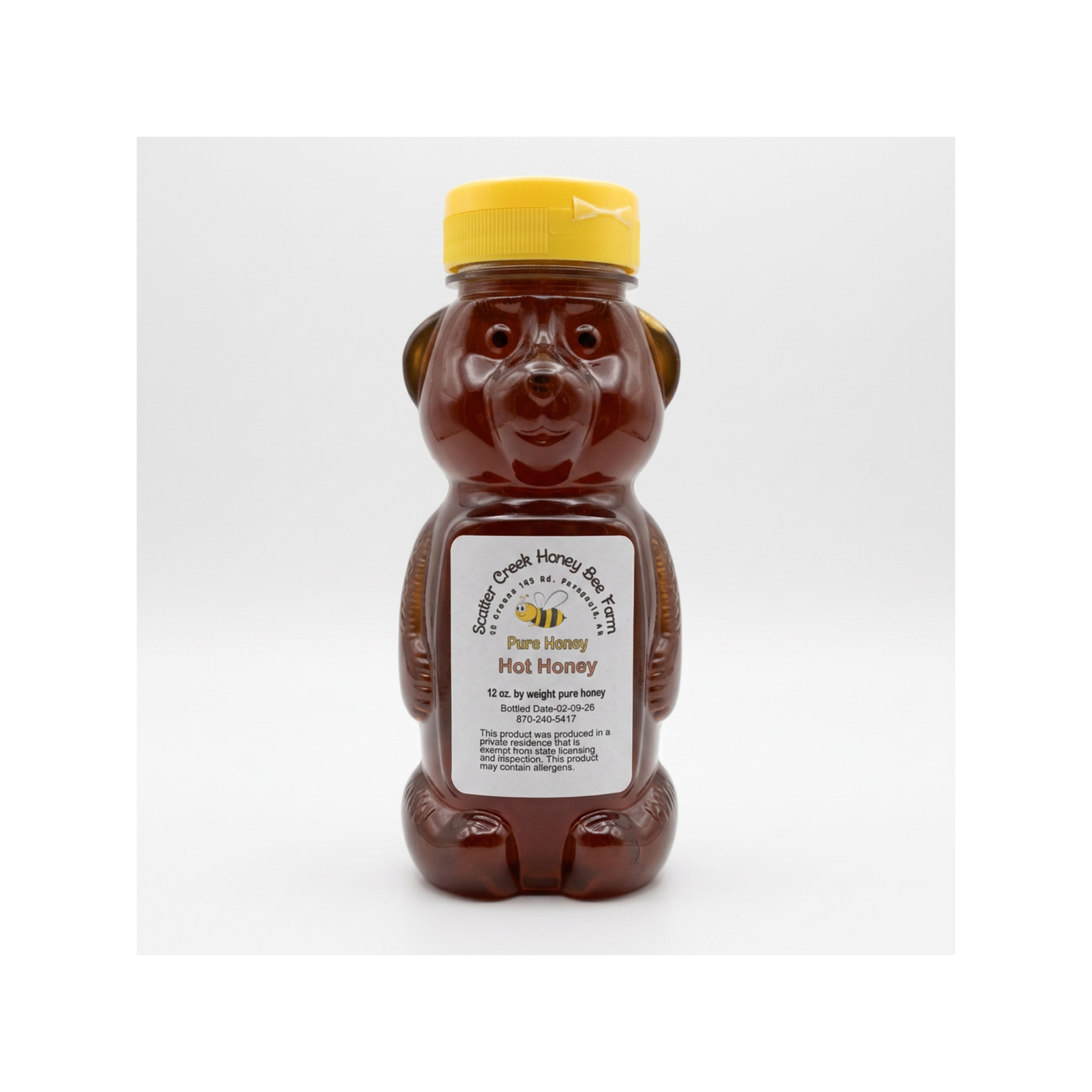 Scatter Creek Honey Farm, Habanero Hot Honey.  12oz