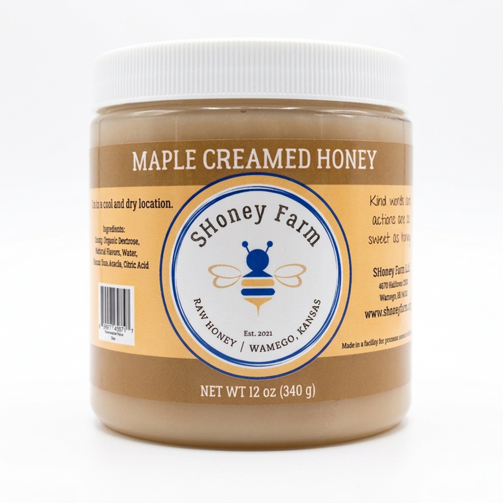 Light Gray SHoney Farms Creamed Honey