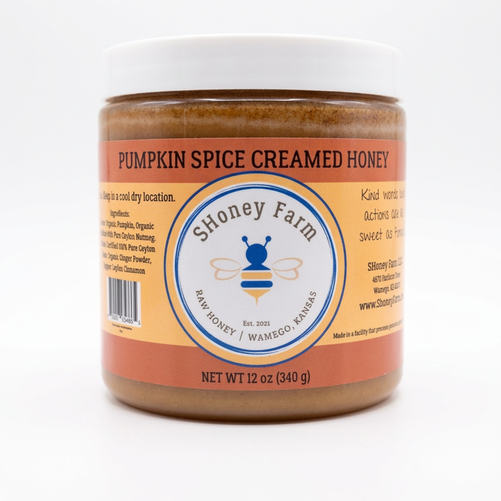 Light Gray SHoney Farms Creamed Honey