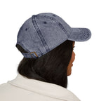 Heathered Embroidered Vintage Cap — Classic Ball Cap