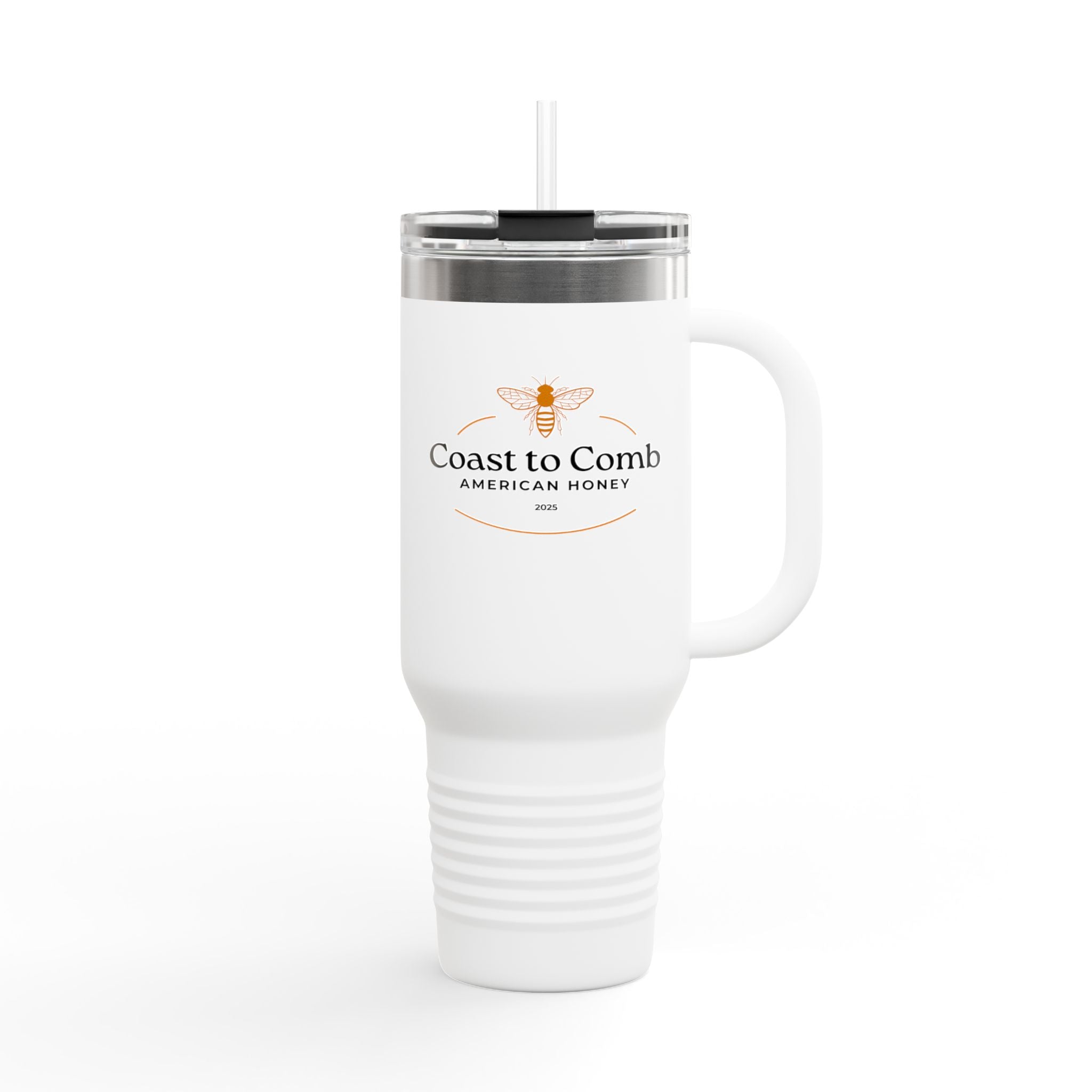 Coast to Comb 40oz Insulated Travel Mug — Large Stainless Tumbler
