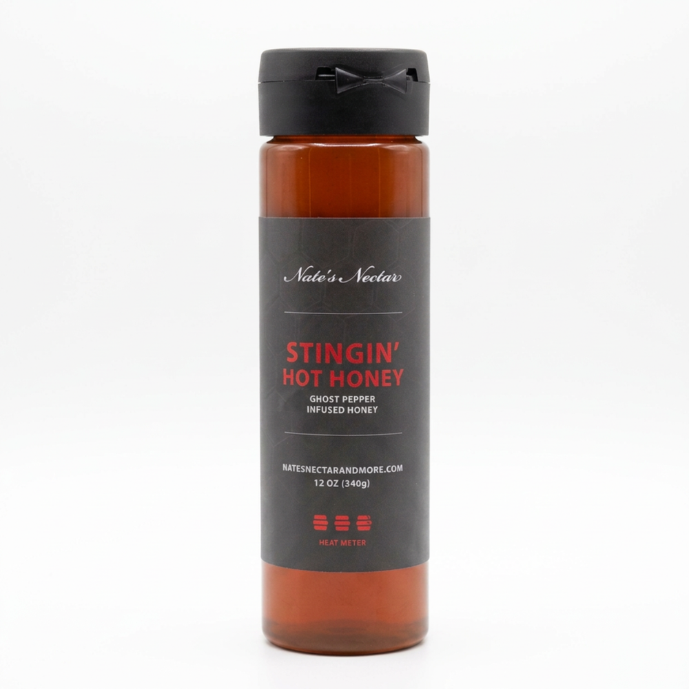 Dark Slate Gray Nate's Nectar Hot Honey, 12oz