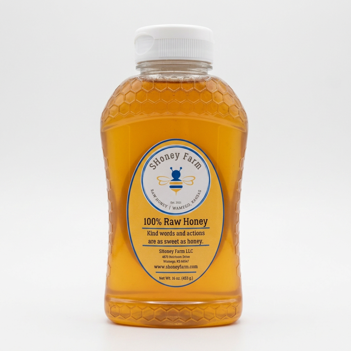 Lavender SHoney Farms Raw Honey 16oz