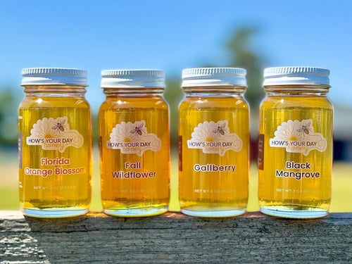 Light Sky Blue How's Your Day Honey, Black Mangrove 6oz
