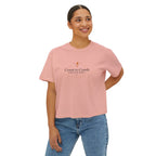 Coast to Comb Honey Logo Women's Boxy Tee - Vintage Beekeeper Aesthetic